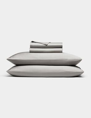 Cozy Earth Bamboo Sheet Set Full Light Grey NWT